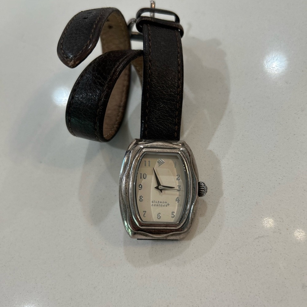 Retired Brown Silpada Wrap Watch